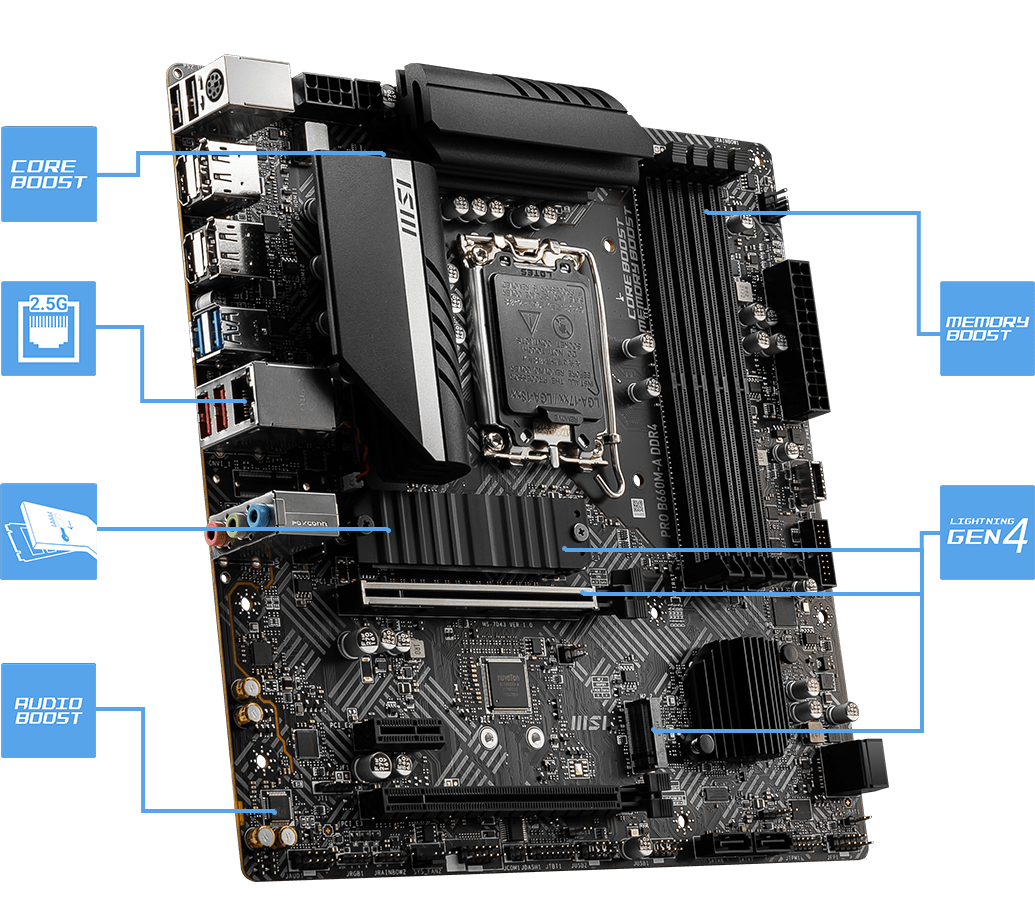 MSI PRO B660M-A DDR4